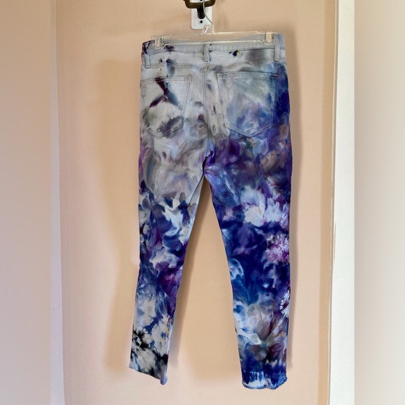 Hand dyed GAP true skinny jeans size 25 - Picture 2 of 4